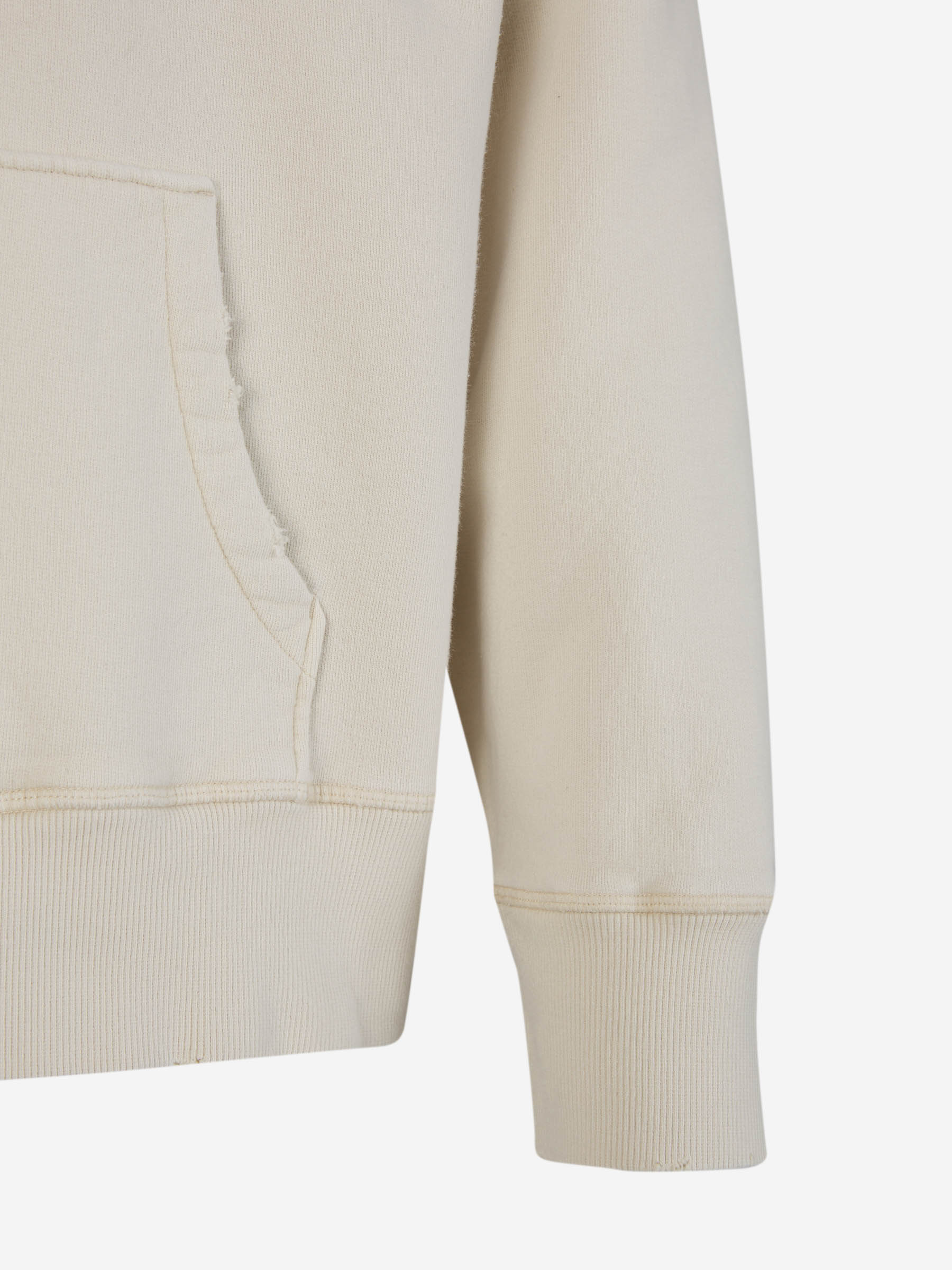 Outlet online Ami Paris Hombre Sudadera Capucha Algodón color Marfil sku 545-001375 01 - Foto 5