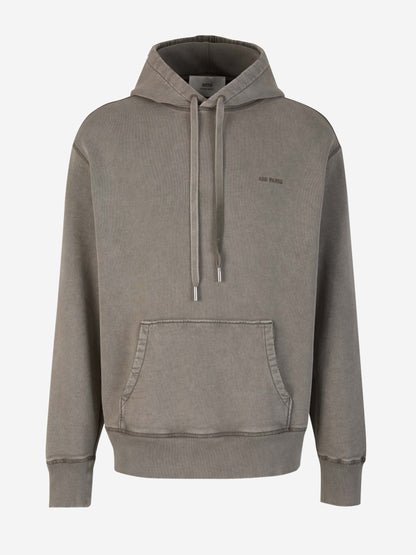 Outlet online Ami Paris Hombre Sudadera Capucha Algodón color Gris Piedra sku 545-001375 02 - Foto 1