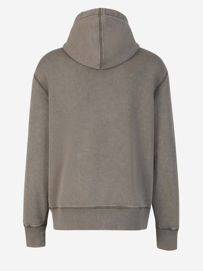 Outlet online Ami Paris Hombre Sudadera Capucha Algodón color Gris Piedra sku 545-001375 02 - Foto 2
