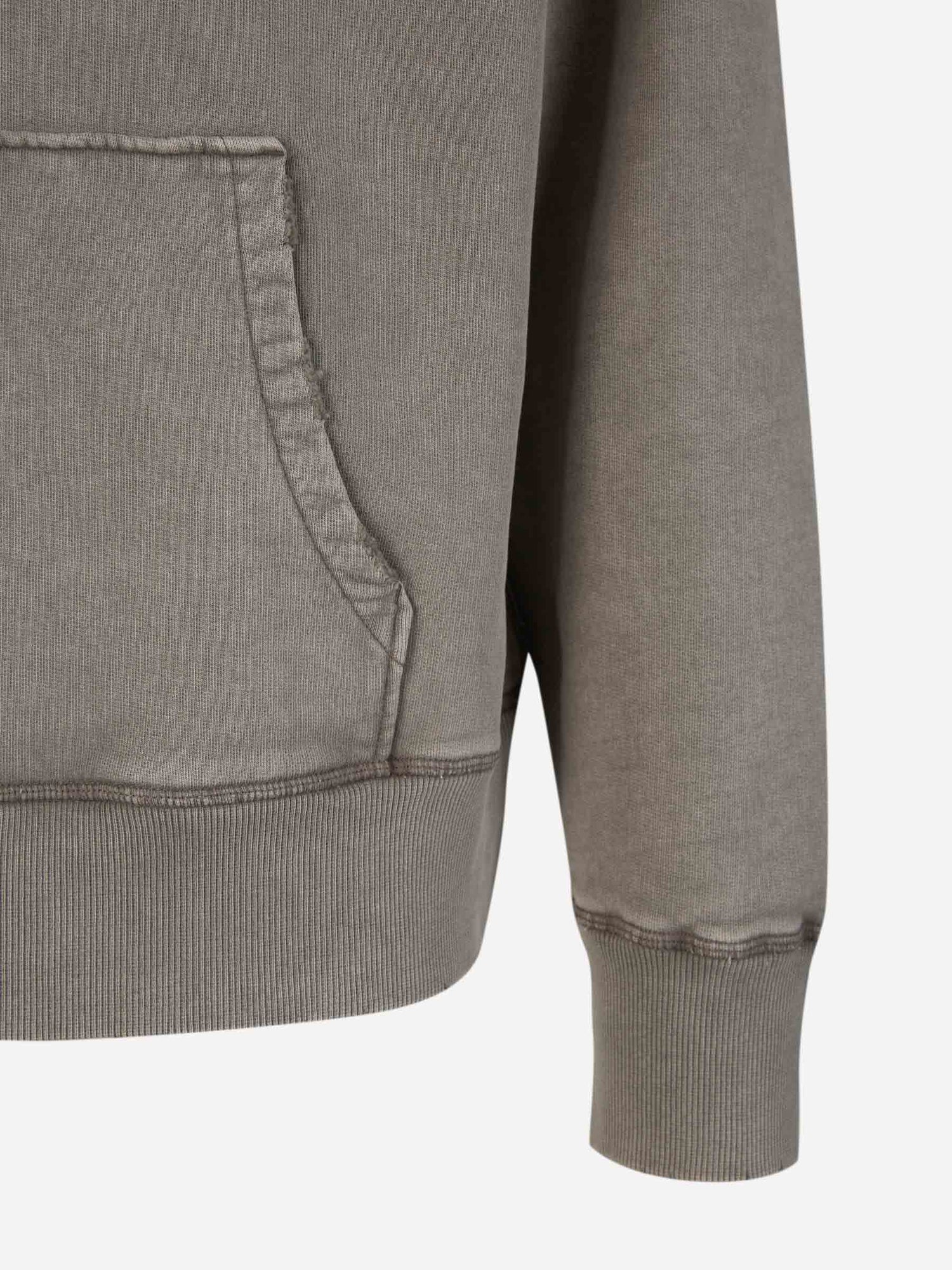Outlet online Ami Paris Hombre Sudadera Capucha Algodón color Gris Piedra sku 545-001375 02 - Foto 5