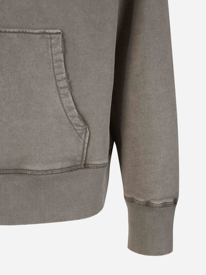 Outlet online Ami Paris Hombre Sudadera Capucha Algodón color Gris Piedra sku 545-001375 02 - Foto 5