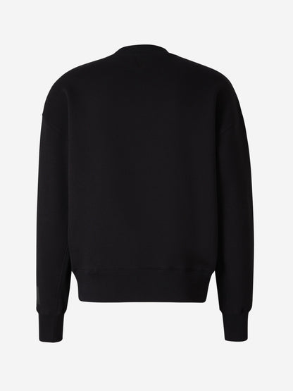 Outlet online Ami Paris Hombre Sudadera Parche Logo color Negro sku 545-001378 01 - Foto 2
