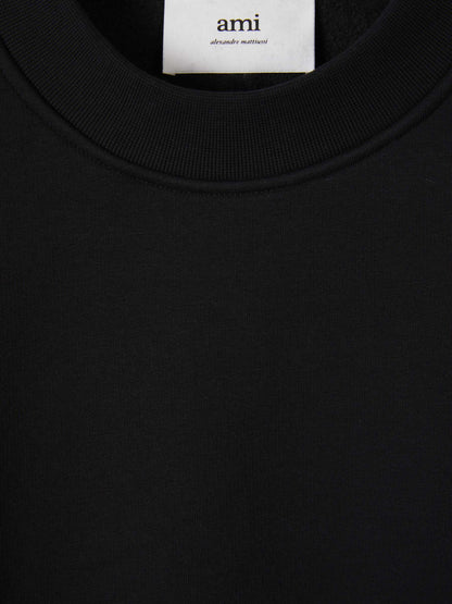 Outlet online Ami Paris Hombre Sudadera Parche Logo color Negro sku 545-001378 01 - Foto 3