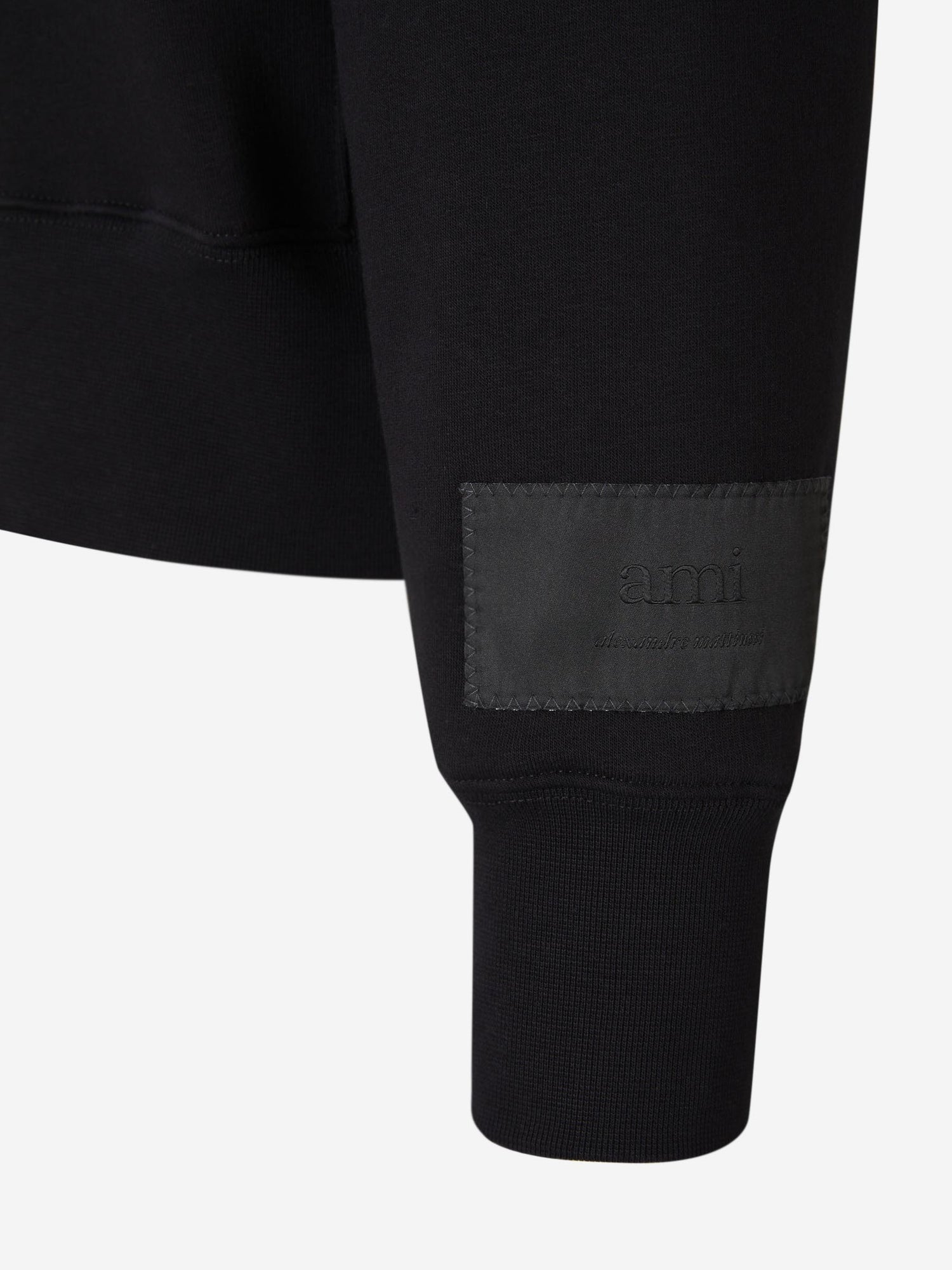 Outlet online Ami Paris Hombre Sudadera Parche Logo color Negro sku 545-001378 01 - Foto 4