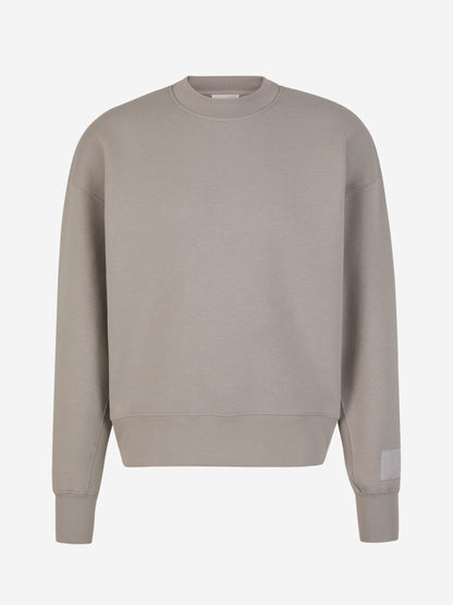 Outlet online Ami Paris Hombre Sudadera Parche Logo color Gris Piedra sku 545-001378 02 - Foto 1