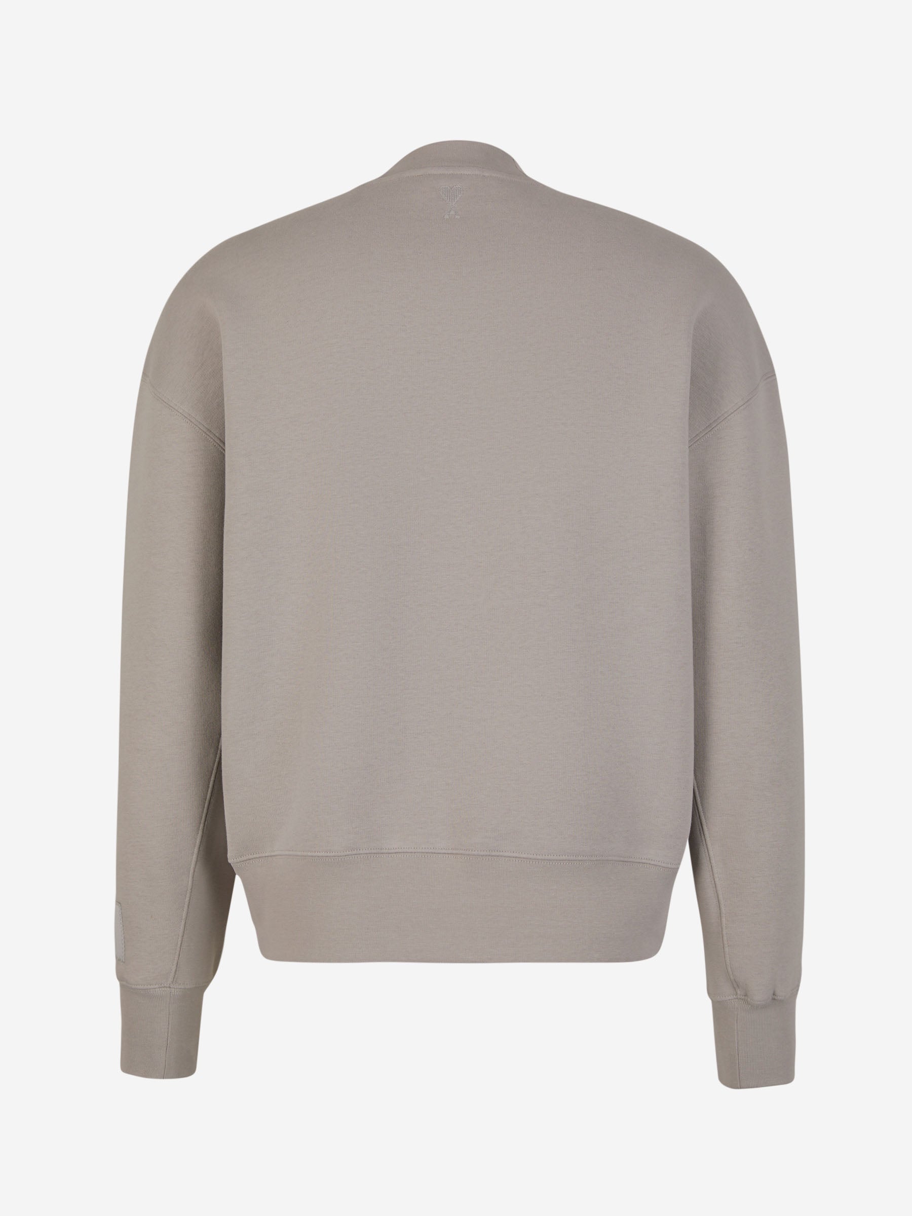 Outlet online Ami Paris Hombre Sudadera Parche Logo color Gris Piedra sku 545-001378 02 - Foto 2