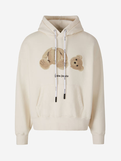 Outlet online Palm Angels Hombre Sudadera Oso Relieve color Crema sku 545-001386 01 - Foto 1