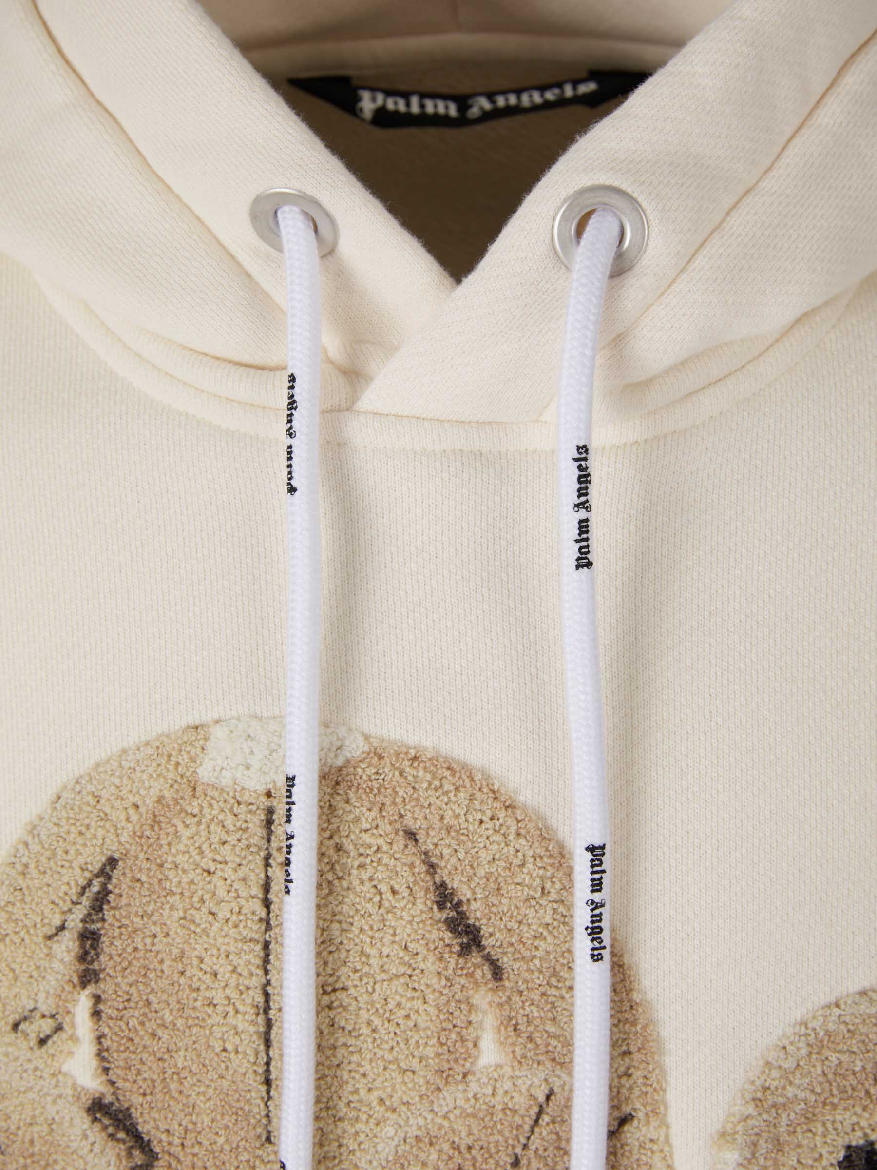 Outlet online Palm Angels Hombre Sudadera Oso Relieve color Crema sku 545-001386 01 - Foto 3