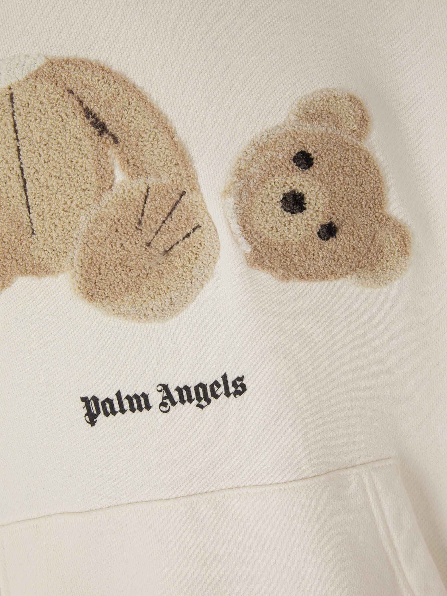 Outlet online Palm Angels Hombre Sudadera Oso Relieve color Negro sku 545-001386 02 - Foto 4