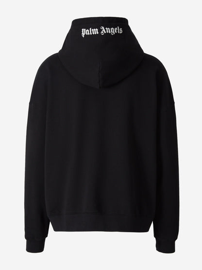 Outlet online Palm Angels Hombre Sudadera Capucha Algodón color Gris Claro sku 545-001387 01 - Foto 8