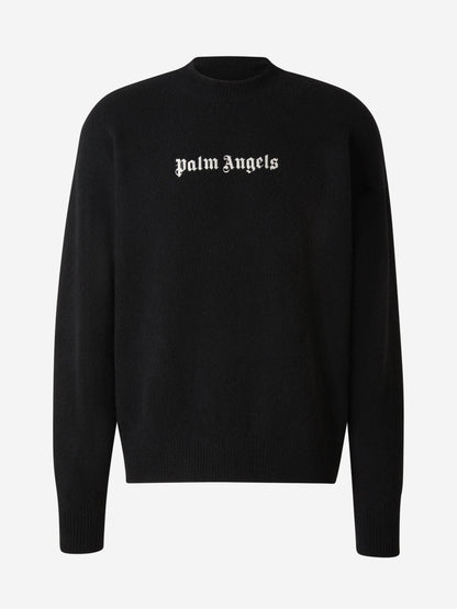 Outlet online Palm Angels Hombre Jersey Logo Clásico color Negro sku 545-001388 02 - Foto 6