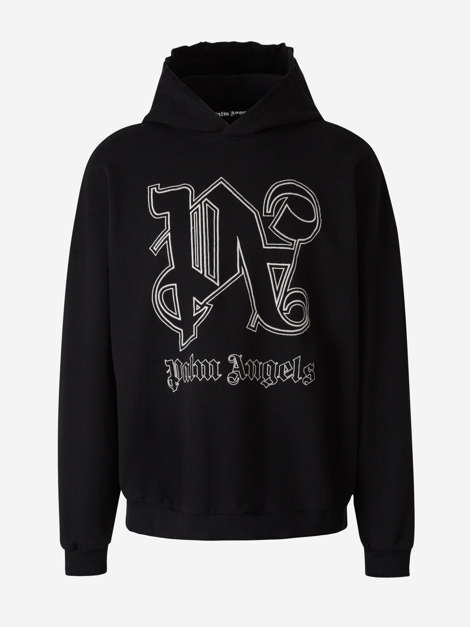Outlet online Palm Angels Hombre Sudadera Logo Bordado color Negro sku 545-001390 01 - Foto 1