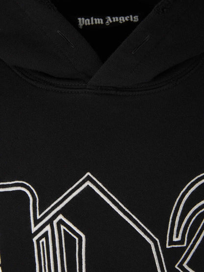 Outlet online Palm Angels Hombre Sudadera Logo Bordado color Negro sku 545-001390 01 - Foto 3