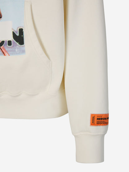 Outlet online Heron Preston Hombre Sudadera Estampada Algodón color Marron sku 545-001399 02 - Foto 4
