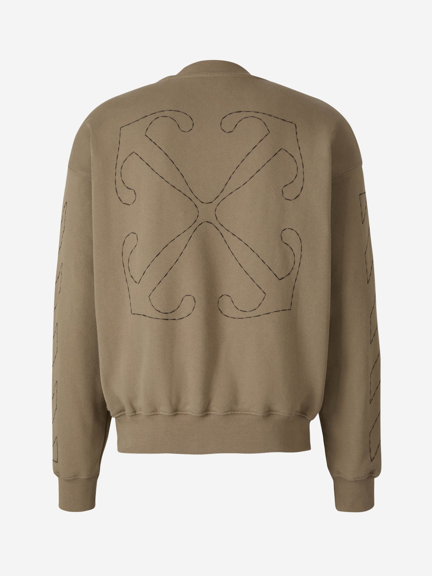 Outlet online Off-White Hombre Sudadera Logo Estamapdo color Caramelo sku 545-001407 01 - Foto 2