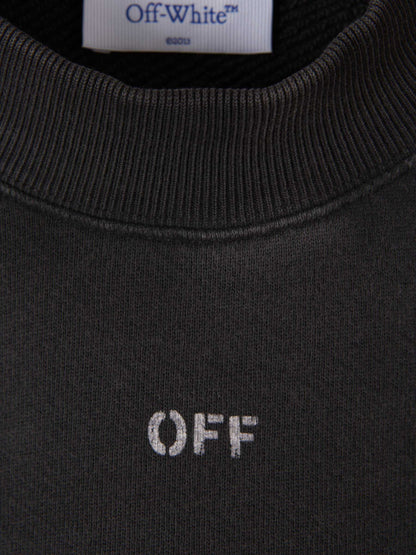 Outlet online Off-White Hombre Sudadera Matthew Over color Gris Piedra sku 545-001408 01 - Foto 3