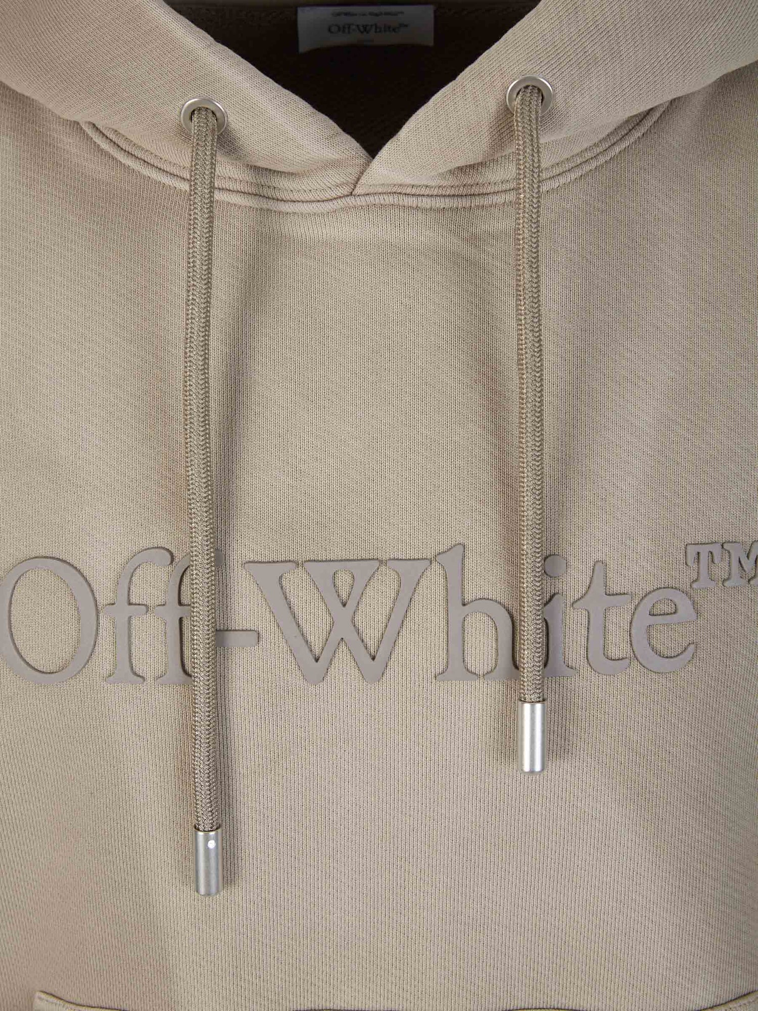 Outlet online Off-White Hombre Sudadera Logo Relieve color Crema sku 545-001409 01 - Foto 3