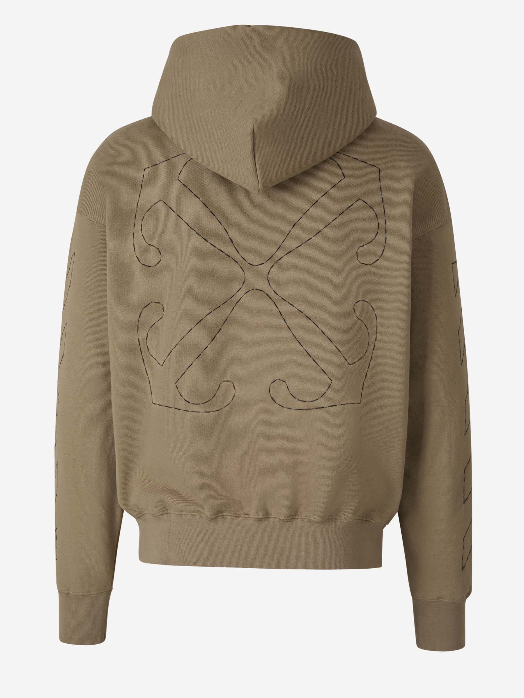 Outlet online Off-White Hombre Sudadera Logo Algodón color Caramelo sku 545-001412 01 - Foto 2