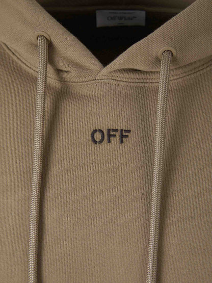 Outlet online Off-White Hombre Sudadera Logo Algodón color Caramelo sku 545-001412 01 - Foto 3