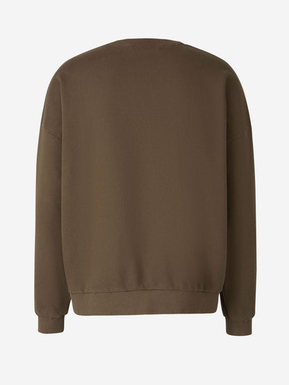 Outlet online Palm Angels Hombre Sudadera Logo Bordado color Topo sku 545-001428 01 - Foto 2