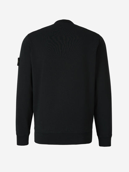 Stone Island Sudadera Logo Parche color Verde Oscuro sku 545-001441 04 - Foto 3