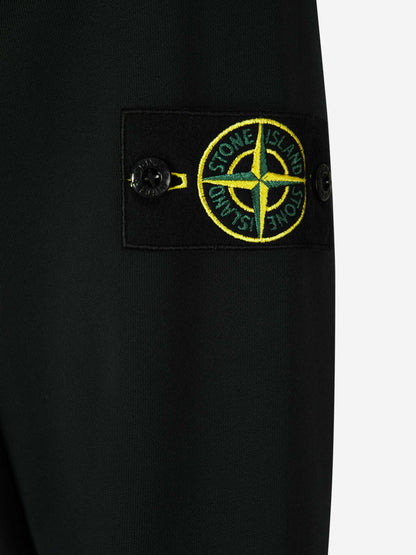 Stone Island Sudadera Logo Parche color Verde Oscuro sku 545-001441 04 - Foto 5