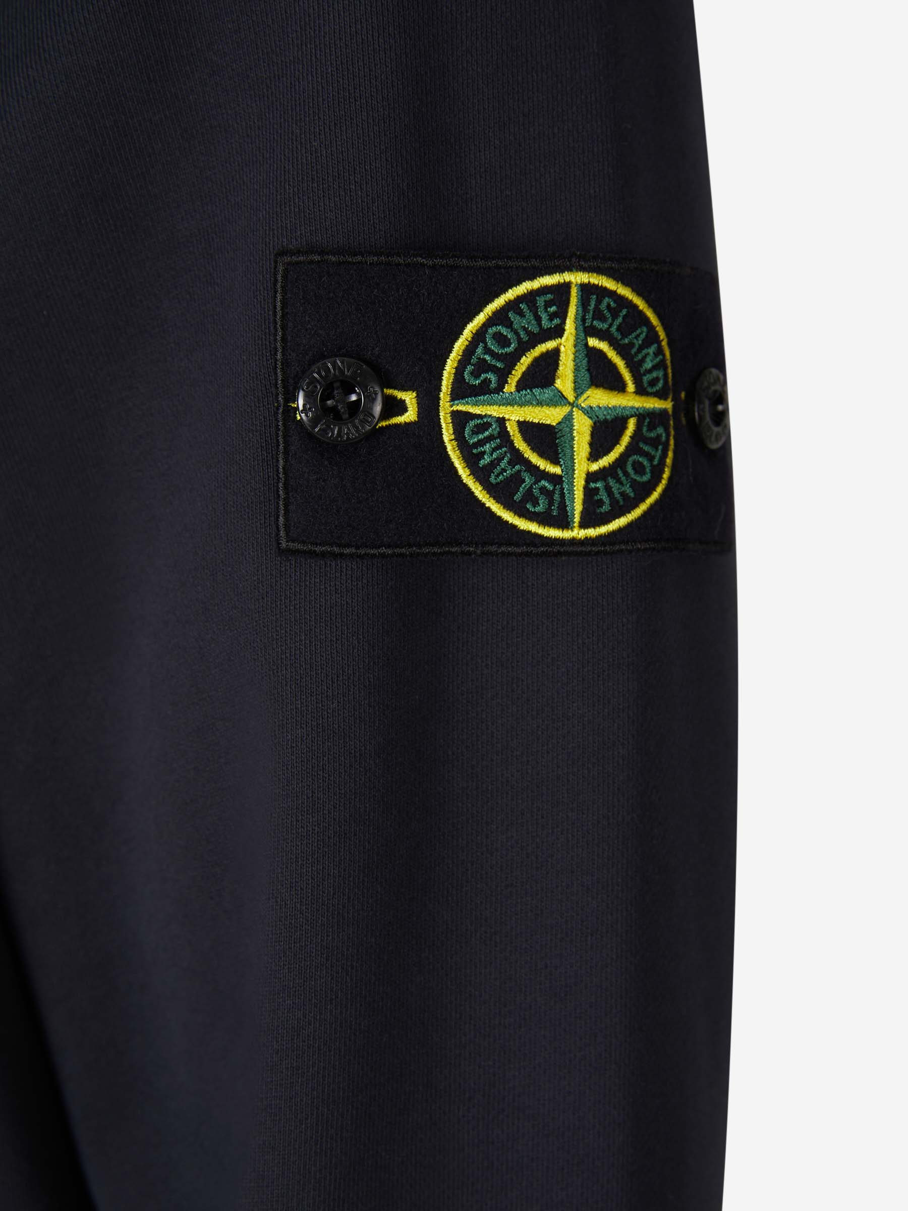 Stone Island Sudadera Logo Parche color Verde Oscuro sku 545-001441 04 - Foto 10