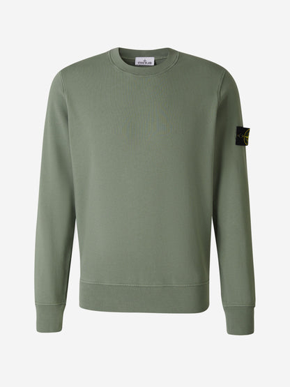 Stone Island Sudadera Logo Parche color Verde Oscuro sku 545-001441 04 - Foto 16