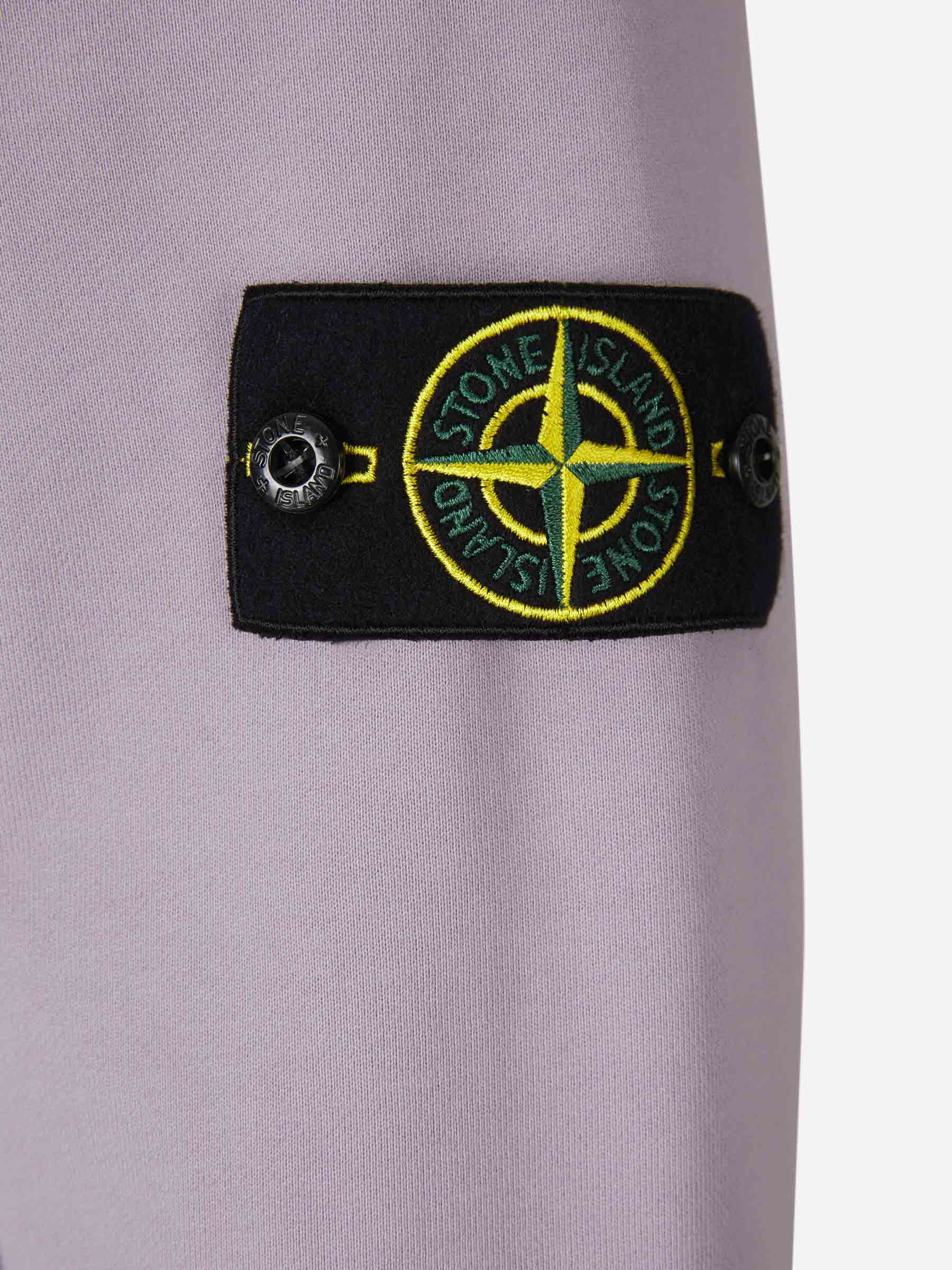 Outlet online Stone Island Hombre Sudadera Logo Parche color Lila sku 545-001442 04 - Foto 20