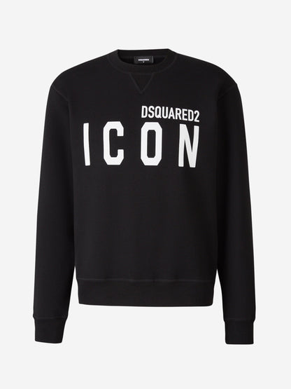 Outlet online Dsquared2 Hombre Sudadera Algodón Logo color Negro sku 545-001448 01 - Foto 1