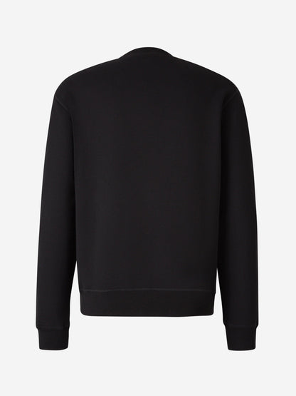 Outlet online Dsquared2 Hombre Sudadera Algodón Logo color Negro sku 545-001448 01 - Foto 2