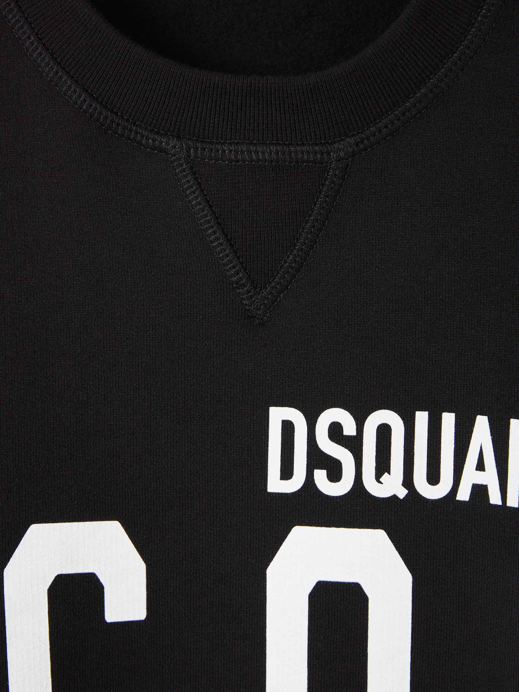 Outlet online Dsquared2 Hombre Sudadera Algodón Logo color Negro sku 545-001448 01 - Foto 3