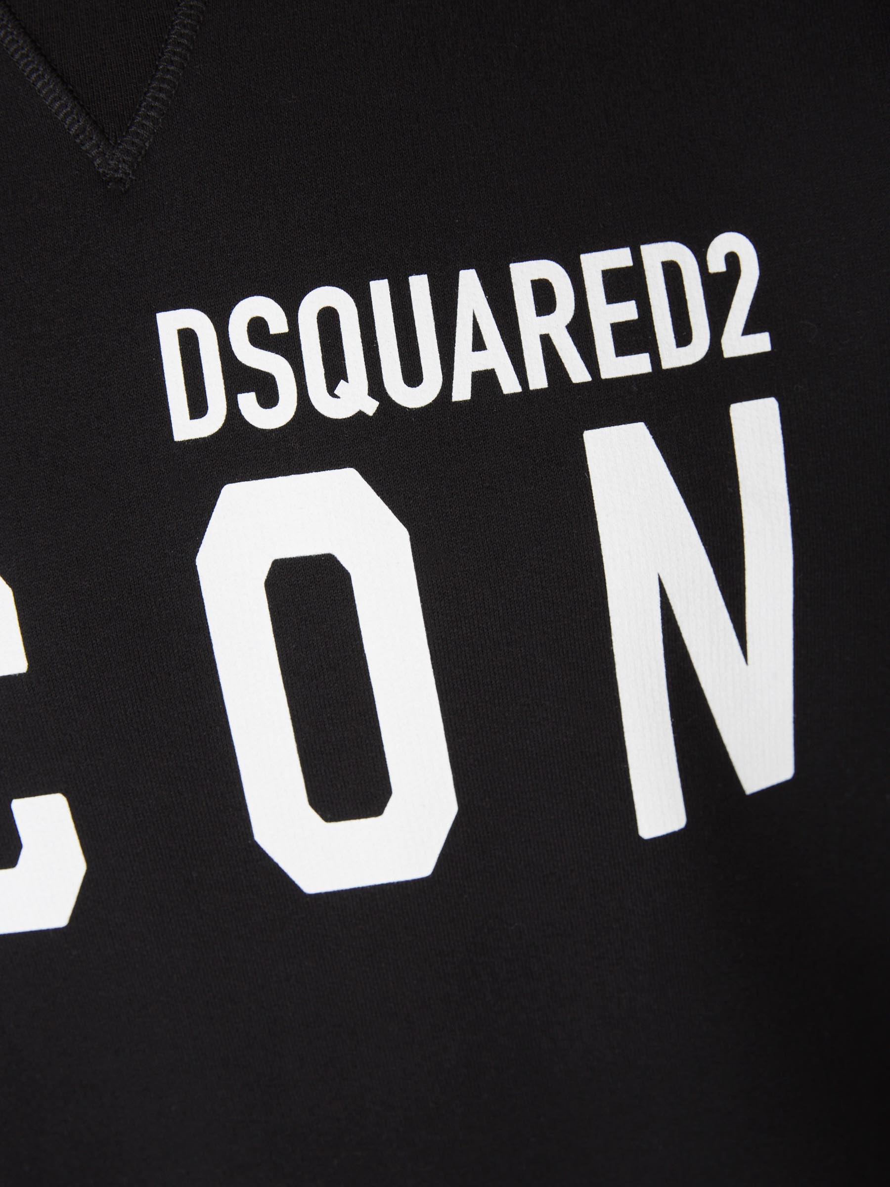 Outlet online Dsquared2 Hombre Sudadera Algodón Logo color Negro sku 545-001448 01 - Foto 4