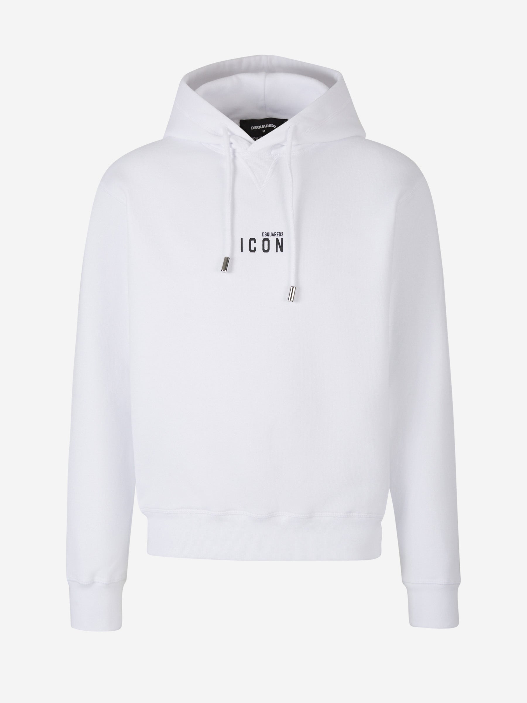 Outlet online Dsquared2 Hombre Sudadera Capucha Logo color Blanco sku 545-001449 01 - Foto 1
