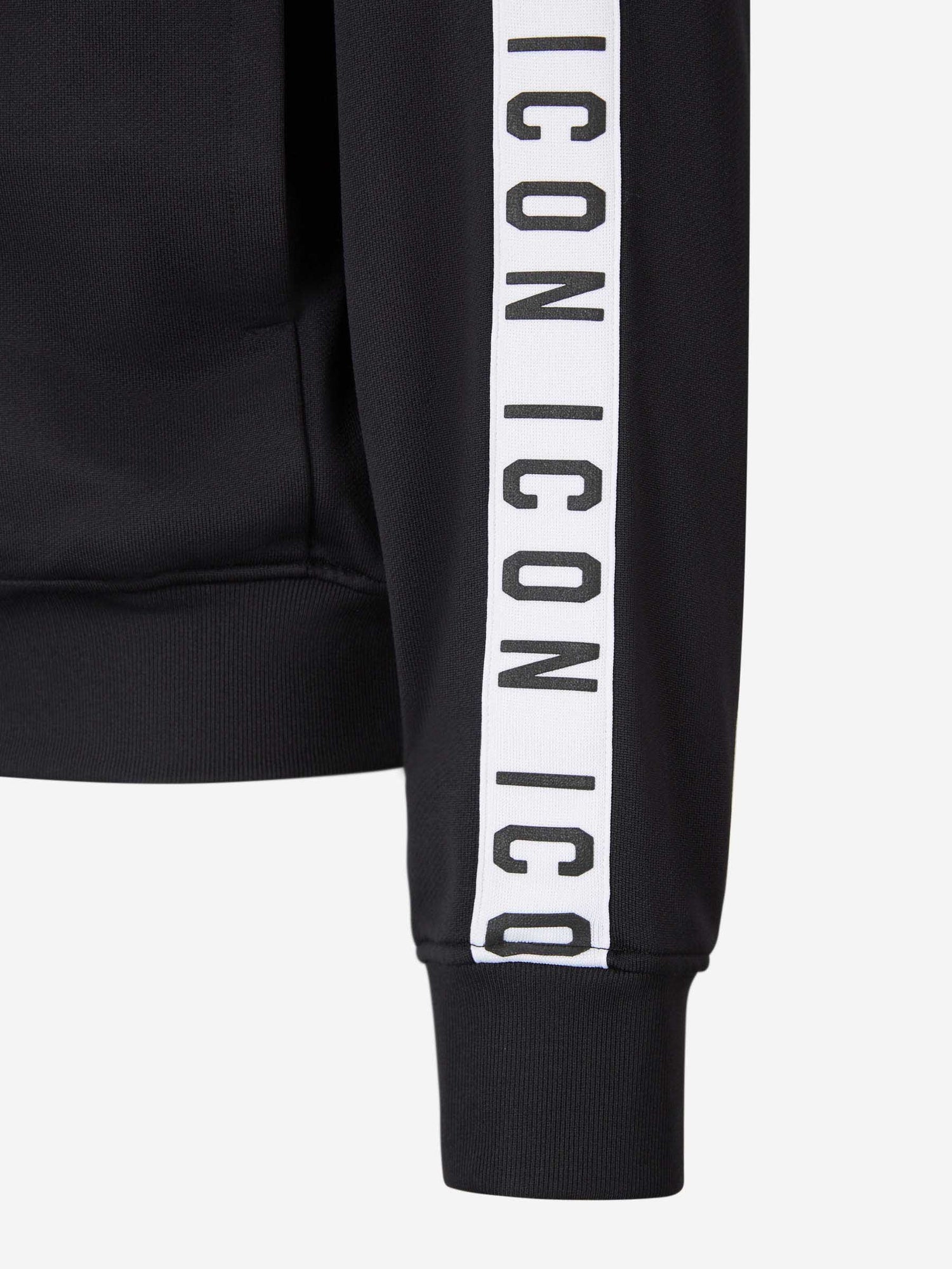 Outlet online Dsquared2 Hombre Sudadera Cremallera Logo color Negro sku 545-001450 01 - Foto 4