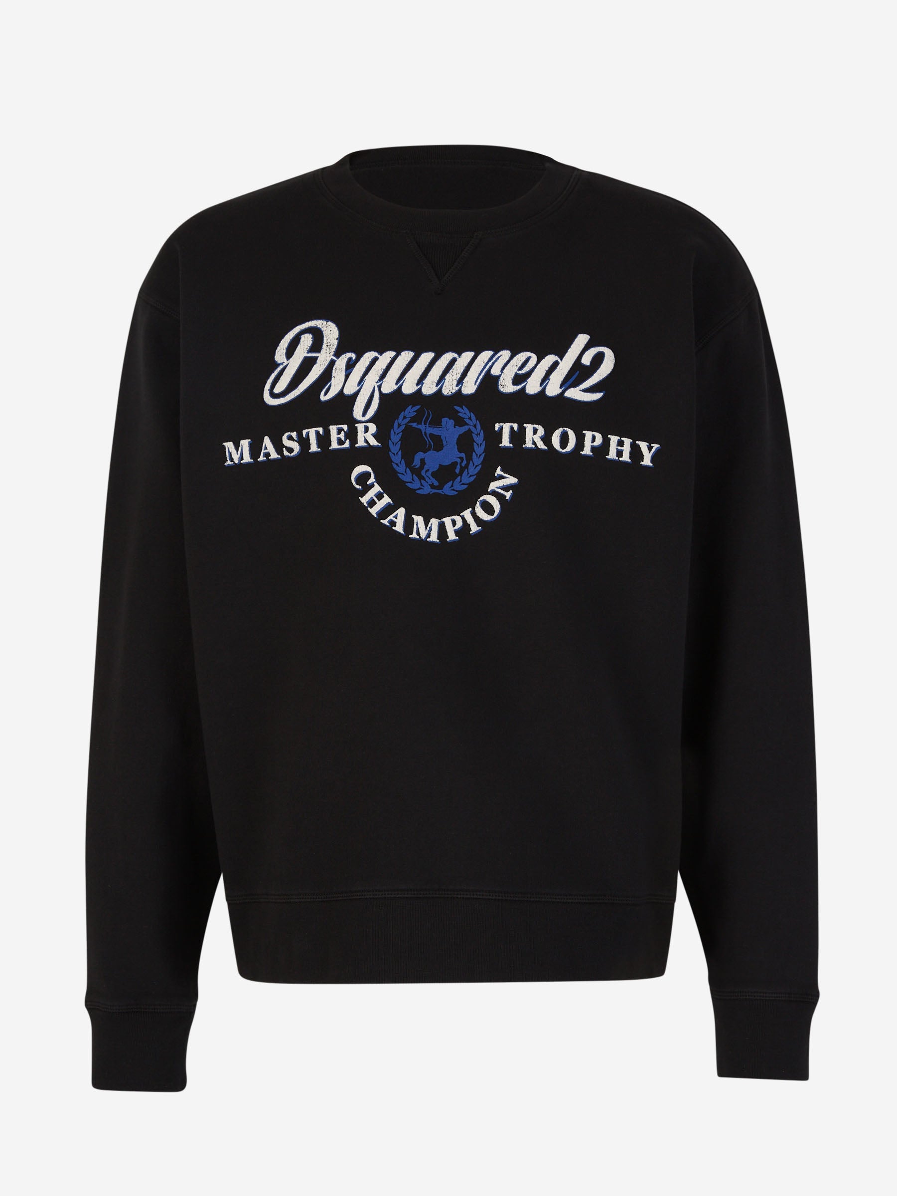 Outlet online Dsquared2 Hombre Sudadera Algodón Logo color Negro sku 545-001452 01 - Foto 1