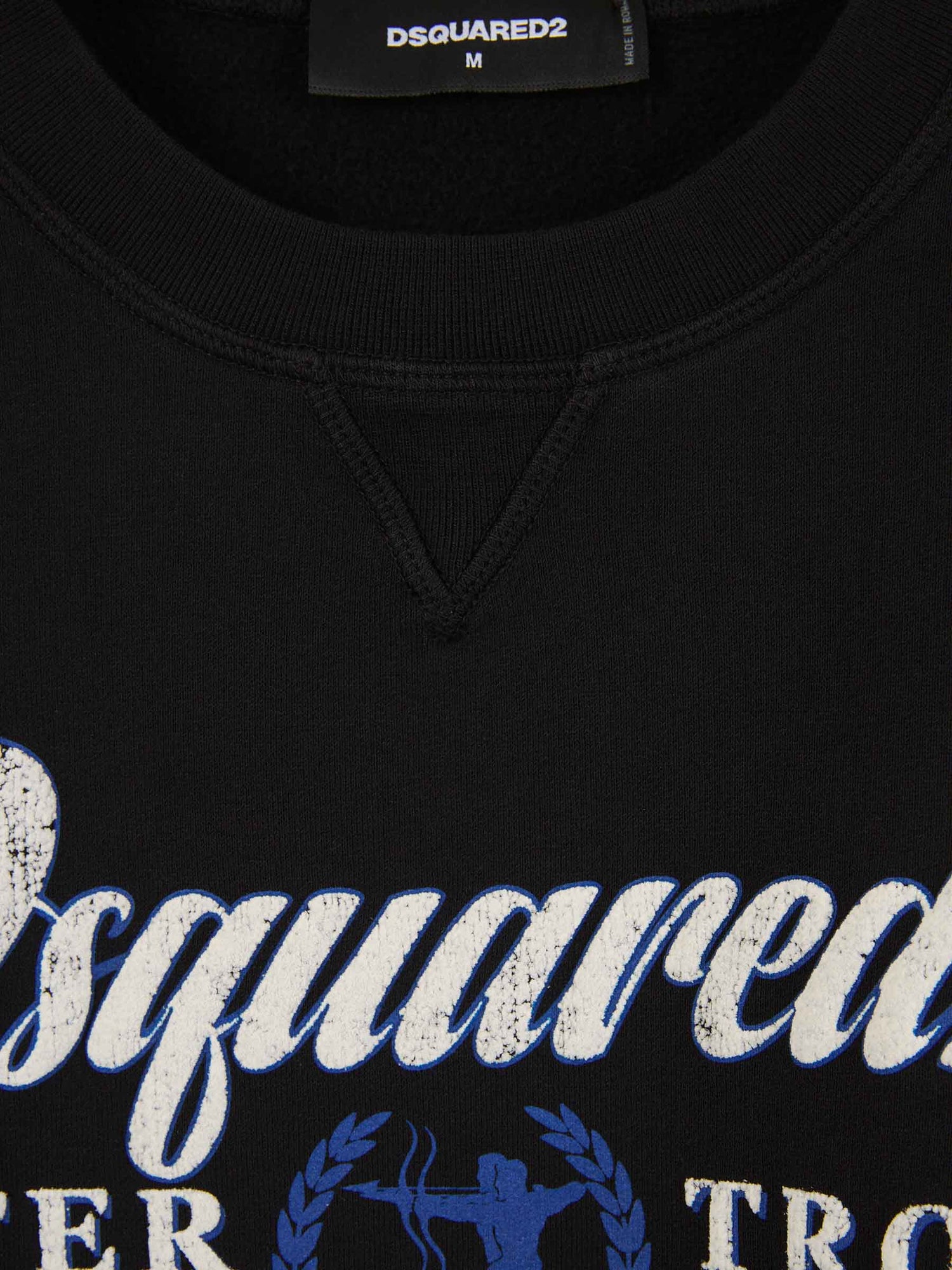 Outlet online Dsquared2 Hombre Sudadera Algodón Logo color Negro sku 545-001452 01 - Foto 3