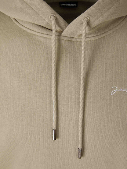 Outlet online Jacquemus Hombre Sudadera Le Sweatshirt Brodé color Marron sku 545-001453 02 - Foto 4