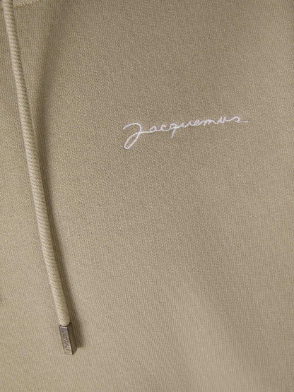 Outlet online Jacquemus Hombre Sudadera Le Sweatshirt Brodé color Marron sku 545-001453 02 - Foto 5