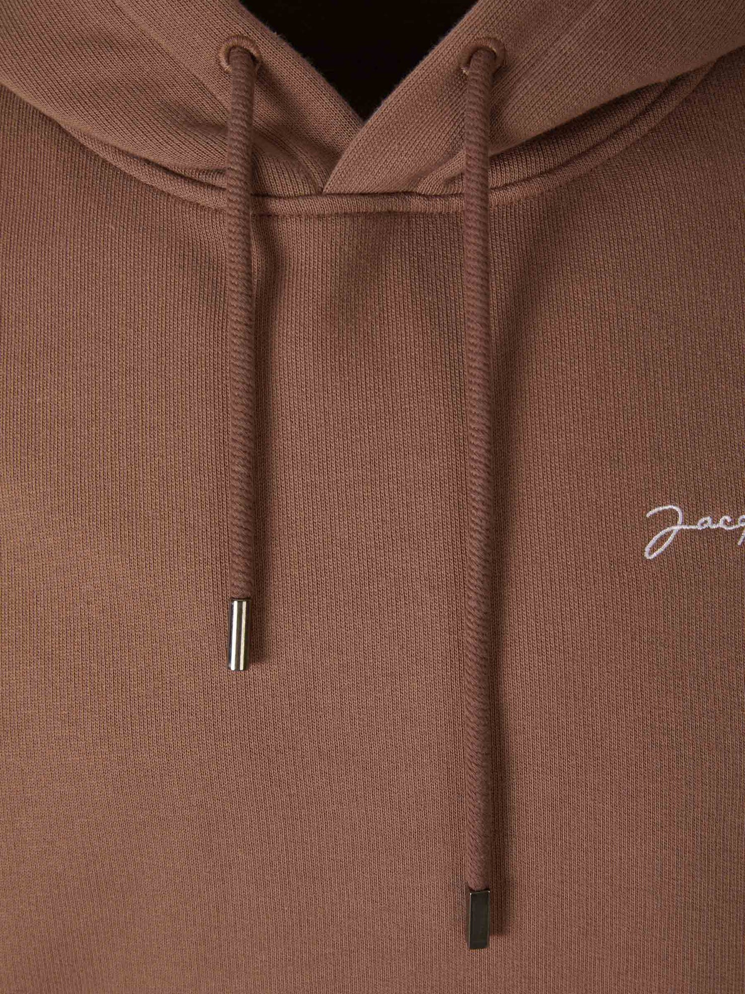 Outlet online Jacquemus Hombre Sudadera Le Sweatshirt Brodé color Marron sku 545-001453 02 - Foto 10