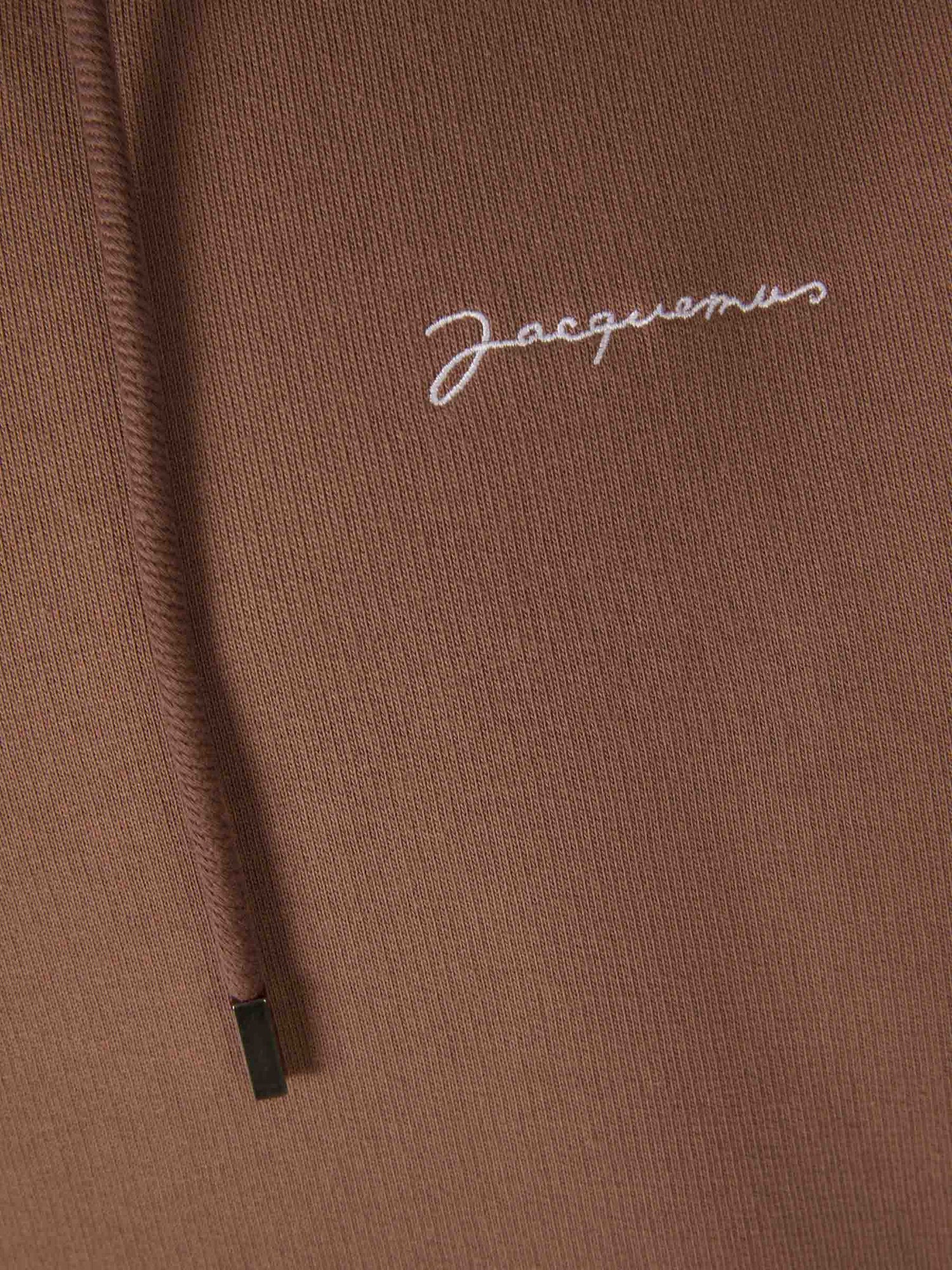 Outlet online Jacquemus Hombre Sudadera Le Sweatshirt Brodé color Marron sku 545-001453 02 - Foto 11