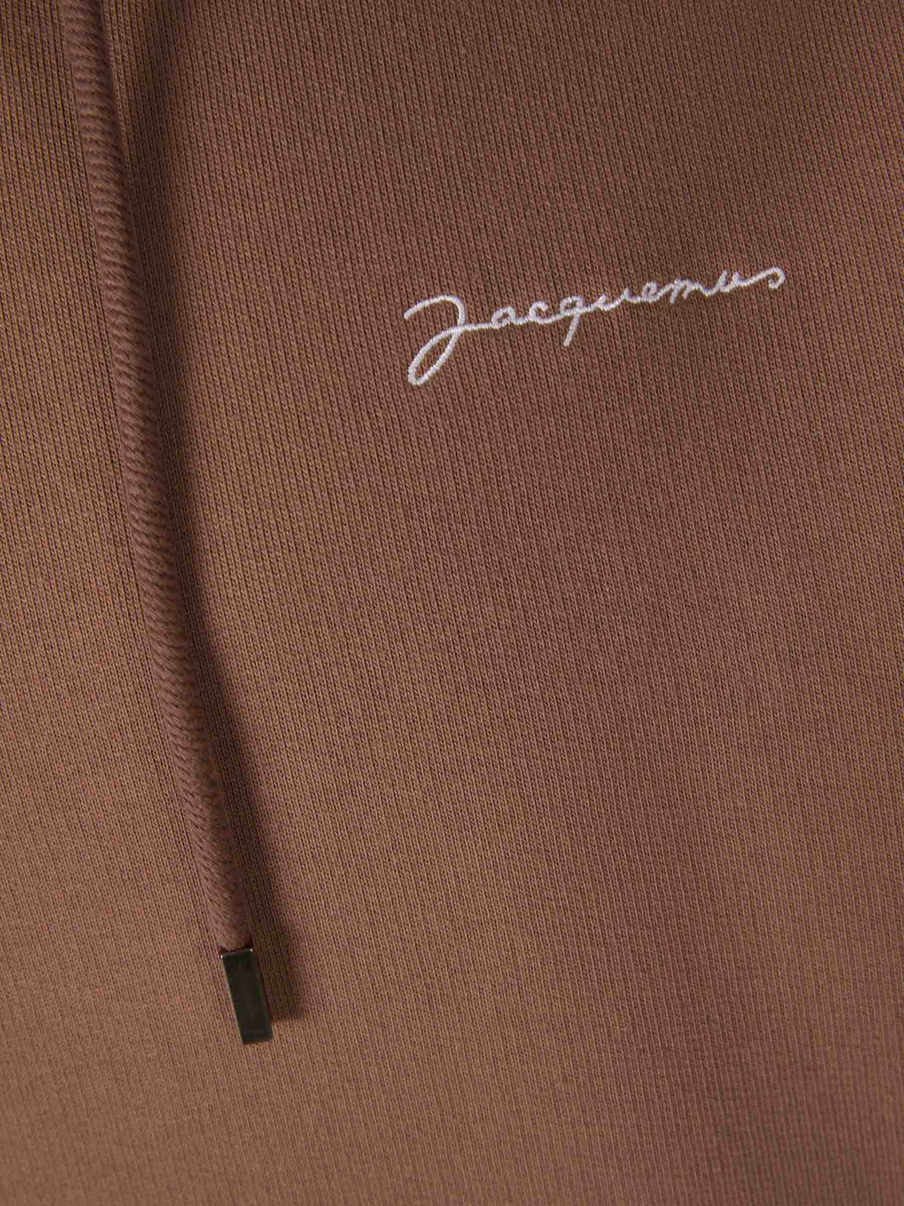 Outlet online Jacquemus Hombre Sudadera Le Sweatshirt Brodé color Marron sku 545-001453 02 - Foto 11