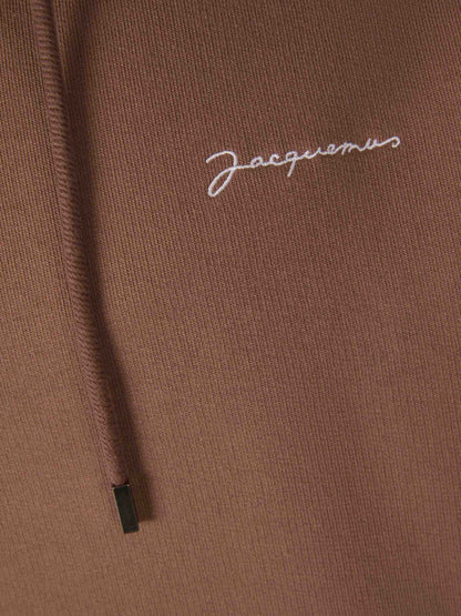 Outlet online Jacquemus Hombre Sudadera Le Sweatshirt Brodé color Marron sku 545-001453 02 - Foto 11