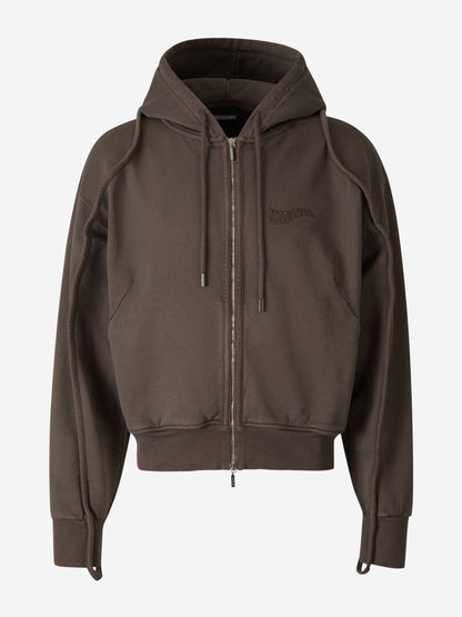 Outlet online Jacquemus Hombre Sudadera Le Sweater Camargue color Azul Marino sku 545-001454 02 - Foto 1