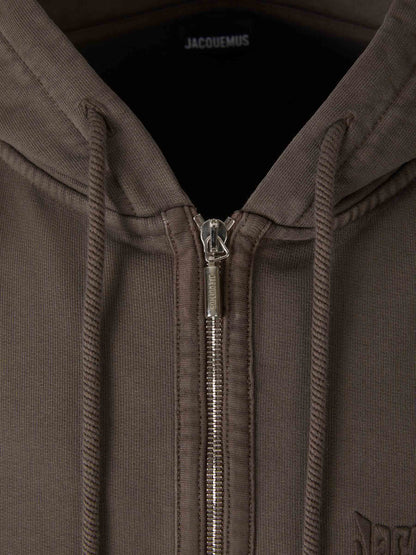 Outlet online Jacquemus Hombre Sudadera Le Sweater Camargue color Marron sku 545-001454 01 - Foto 4