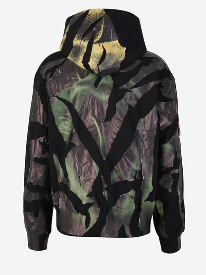 Outlet online Diesel Hombre Sudadera Capucha Serigrafia color Negro sku 545-001468 01 - Foto 2