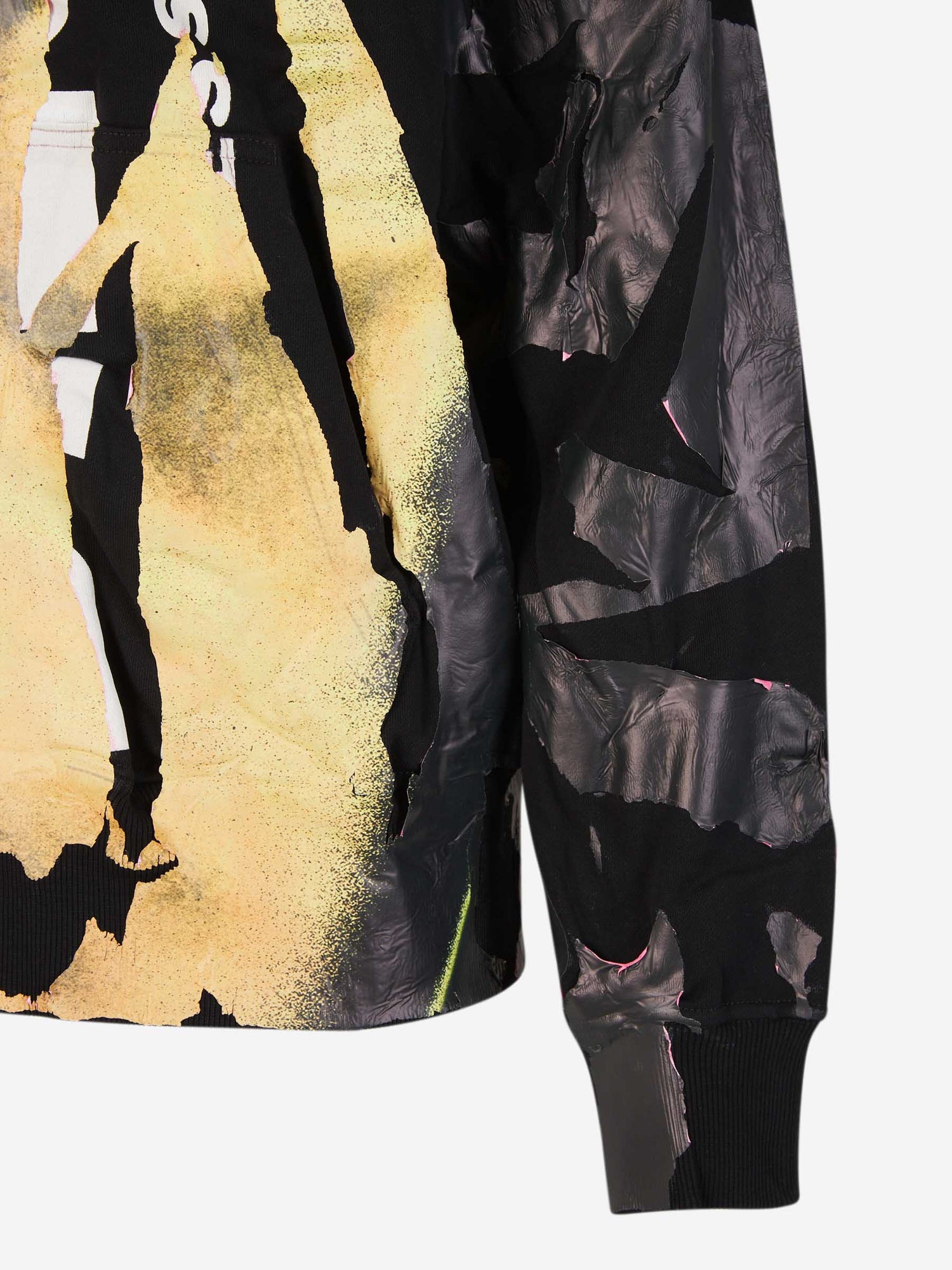 Outlet online Diesel Hombre Sudadera Capucha Serigrafia color Negro sku 545-001468 01 - Foto 4