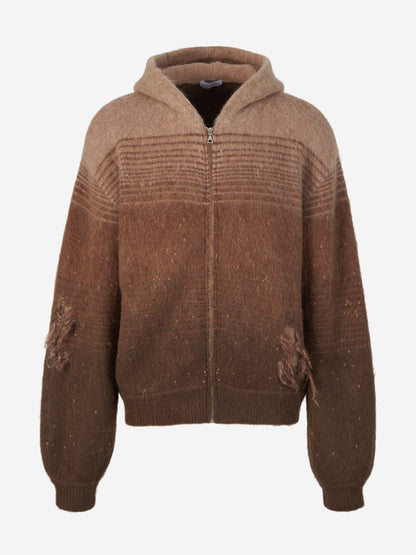 Outlet online John Elliott Hombre Sudadera Cremallera Capucha color Marron sku 545-001472 01 - Foto 1