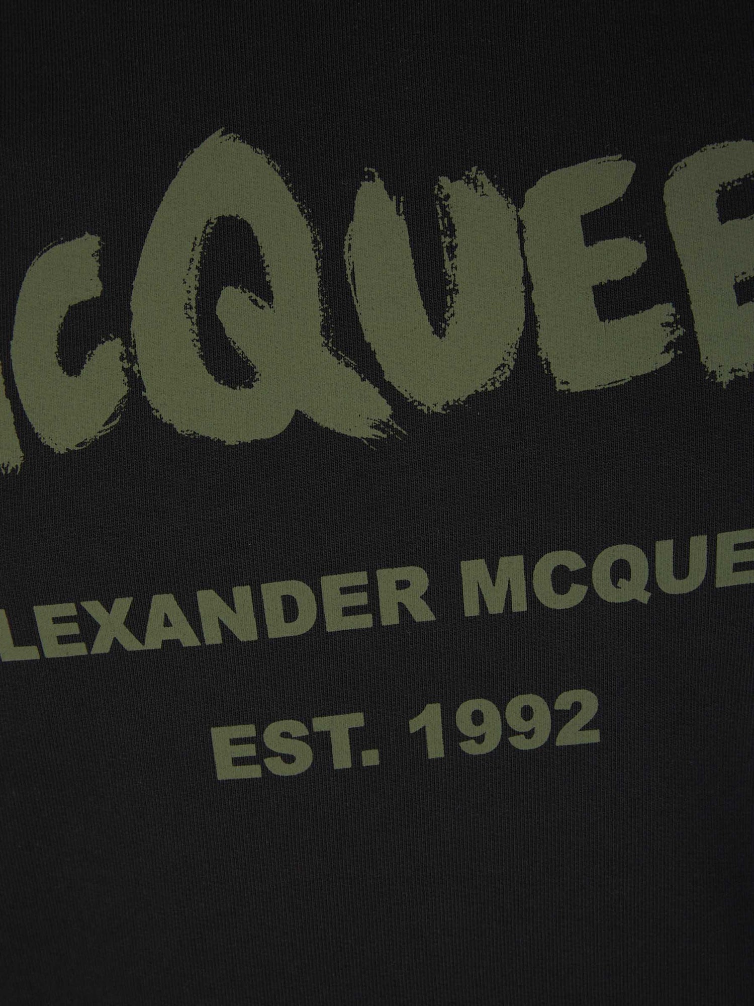 Outlet online McQueen Hombre Sudadera Algodón Estampado color Negro sku 545-001526 01 - Foto 4