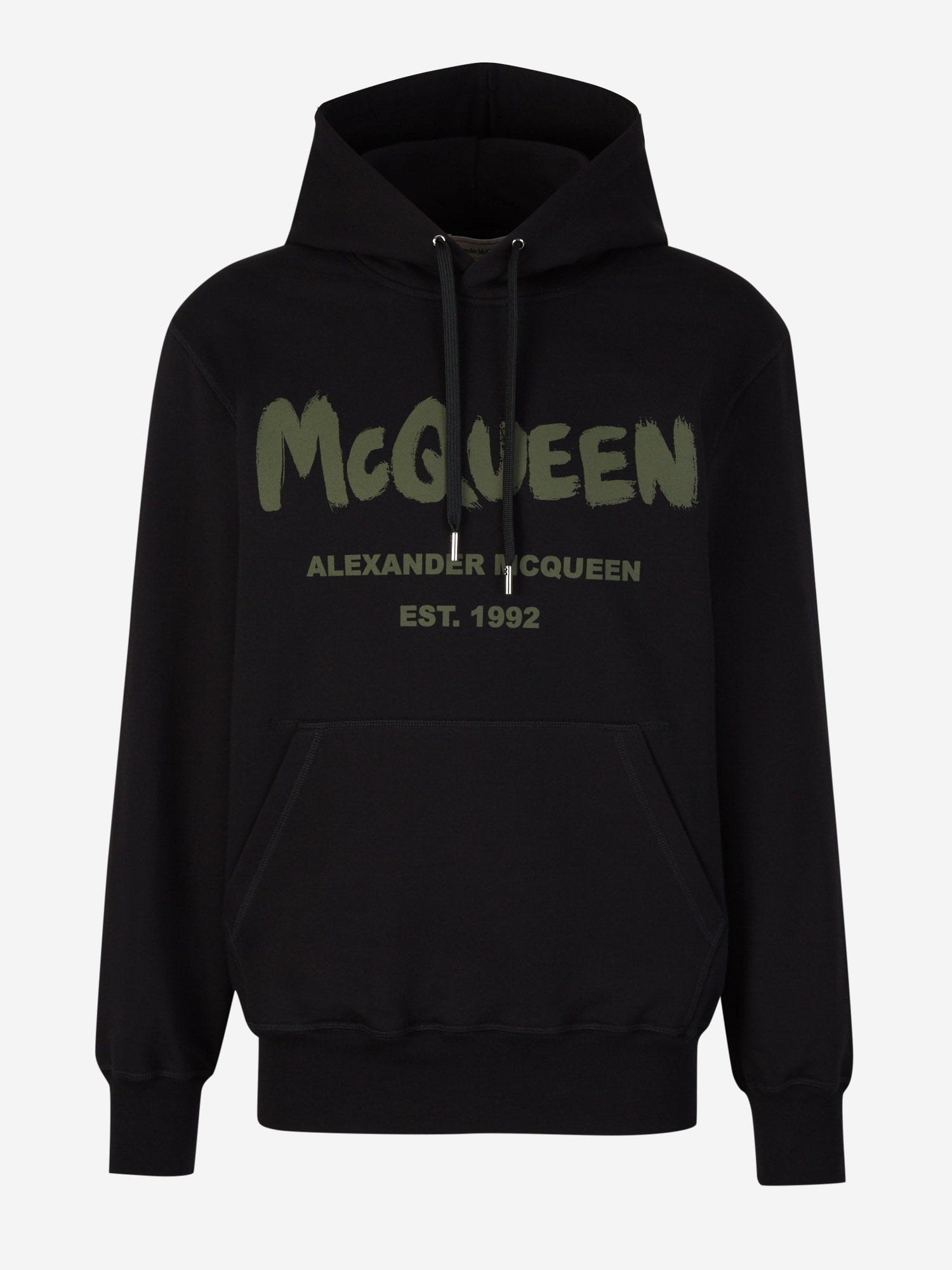 Outlet online McQueen Hombre Sudadera Capucha Logo color Negro sku 545-001527 01 - Foto 1